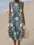 Belle | Boho-midimekko