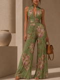 Caelia – Villa-laskostettu jumpsuit