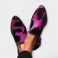 Serena - Lehmäkuvioiset statement-loaferit
