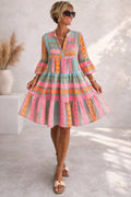 Aurabelle™ Ajaton vintage-henkinen midimekko