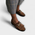 Brigitte - Hienostuneet ruskeat loaferit